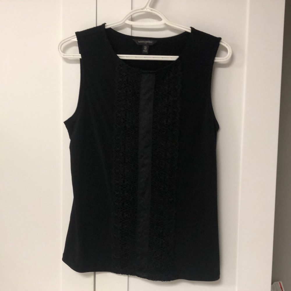 Banana republic jersey dressy top